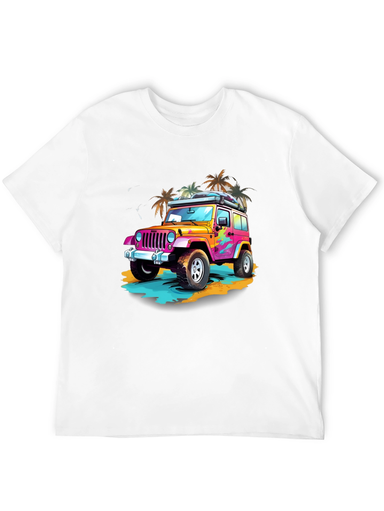 Retro Jeep Beach T-Shirt