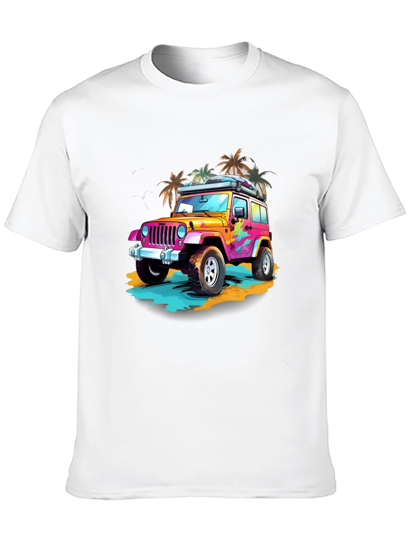 Retro Jeep Beach T-Shirt