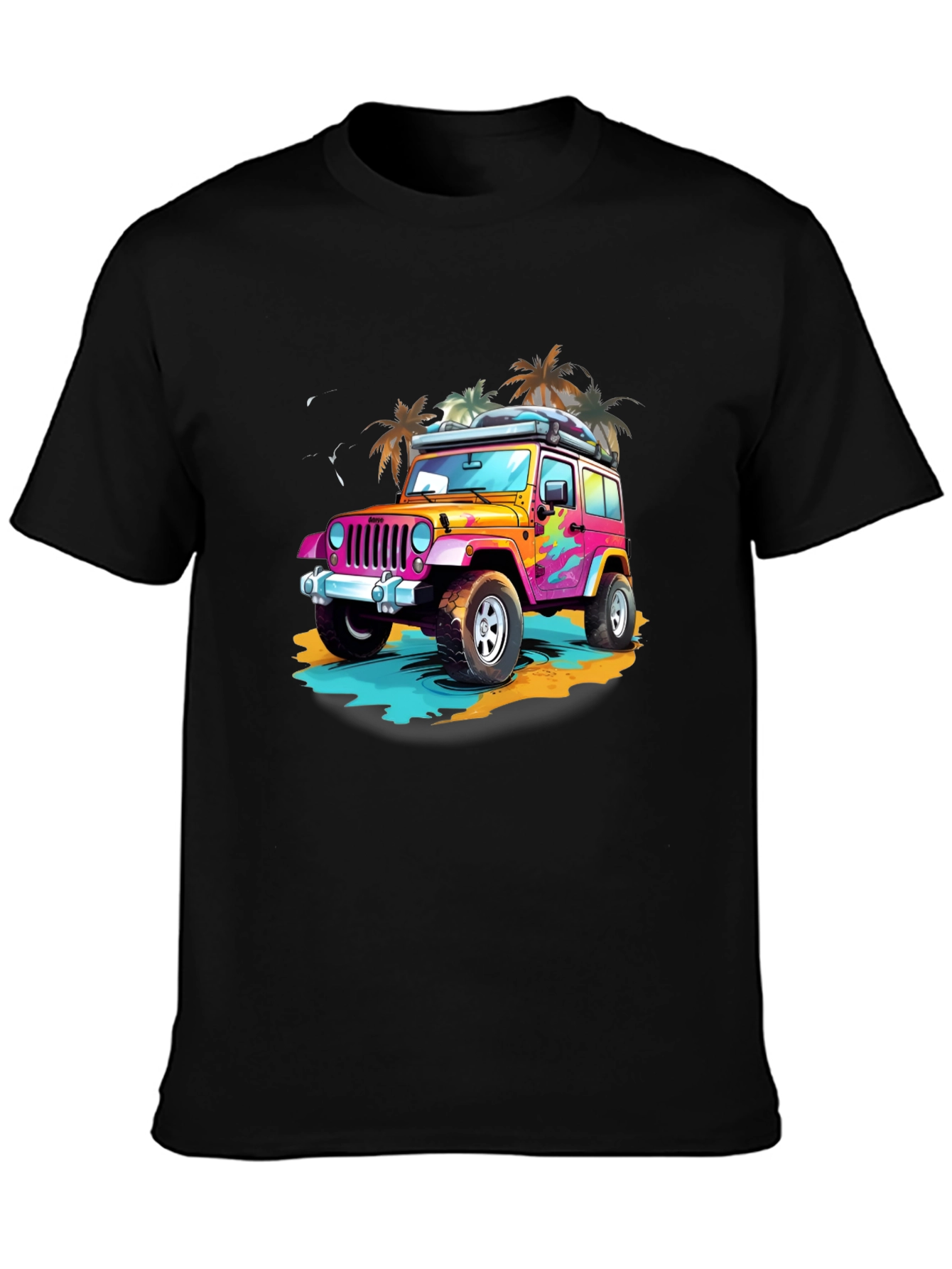 Retro Jeep Beach T-Shirt