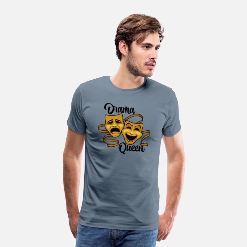 Gold Comedy And Tragedy Theater Masks Drama Queen