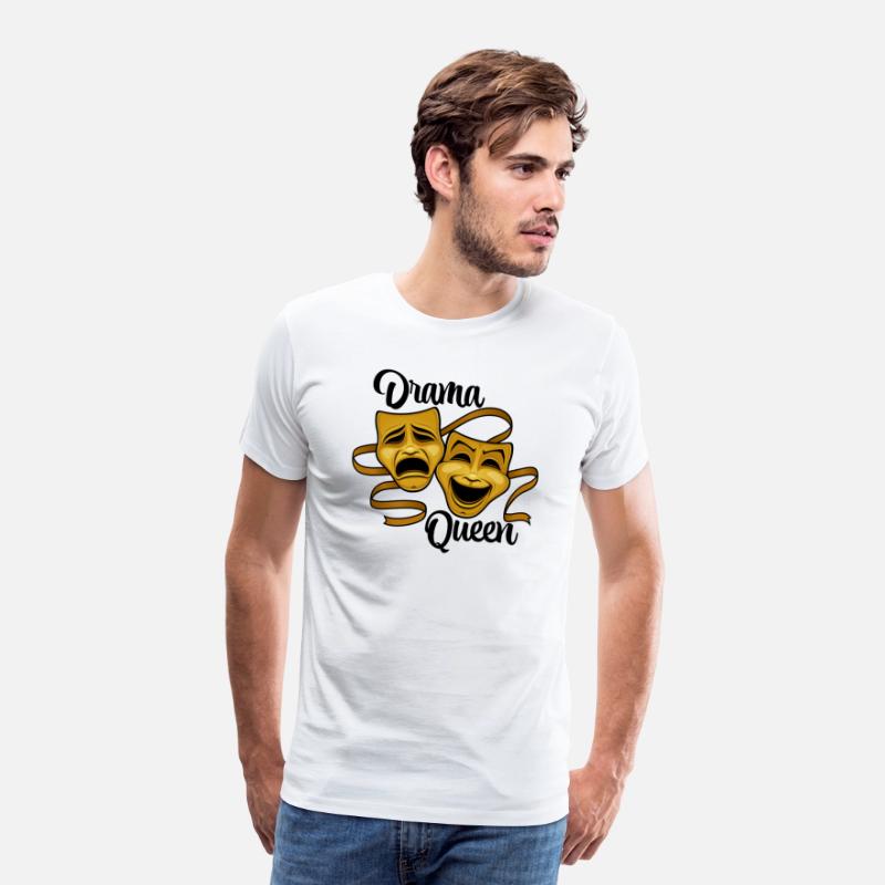 Gold Comedy And Tragedy Theater Masks Drama Queen