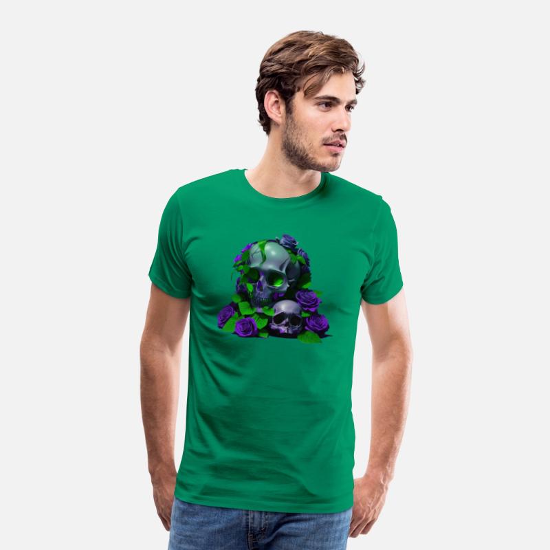 Gothic Elegance Meets Urban Flair: Green and Viole