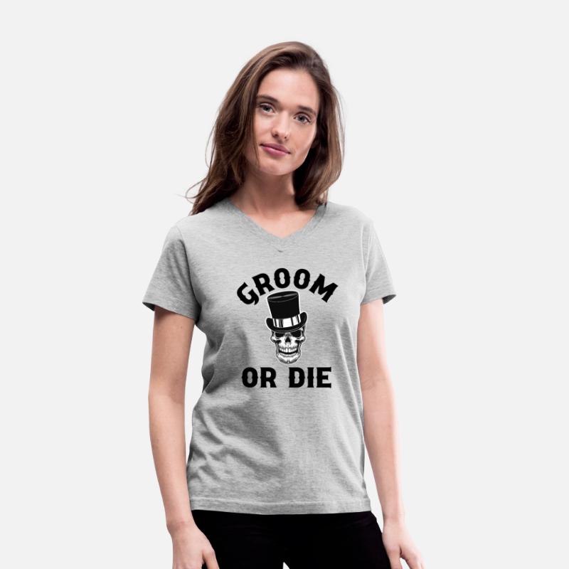 Gothic Wedding Groom Or Die Skull Top Hat Design