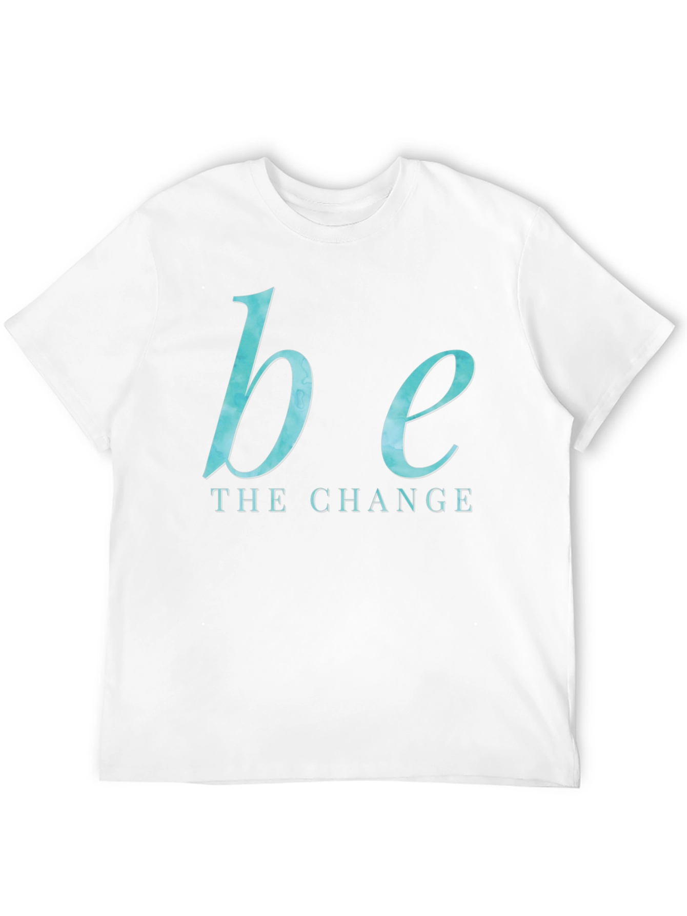 Be the Change Graphic Tee - Black Cotton Blend