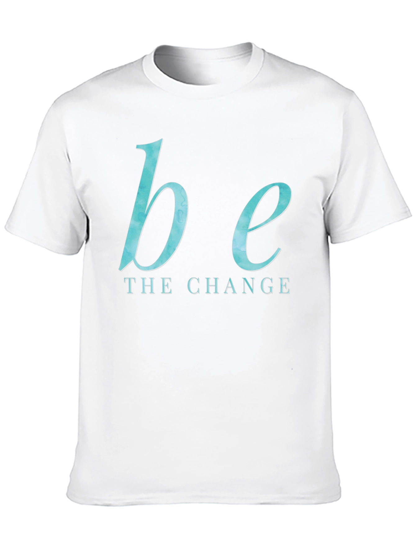 Be the Change Graphic Tee - Black Cotton Blend