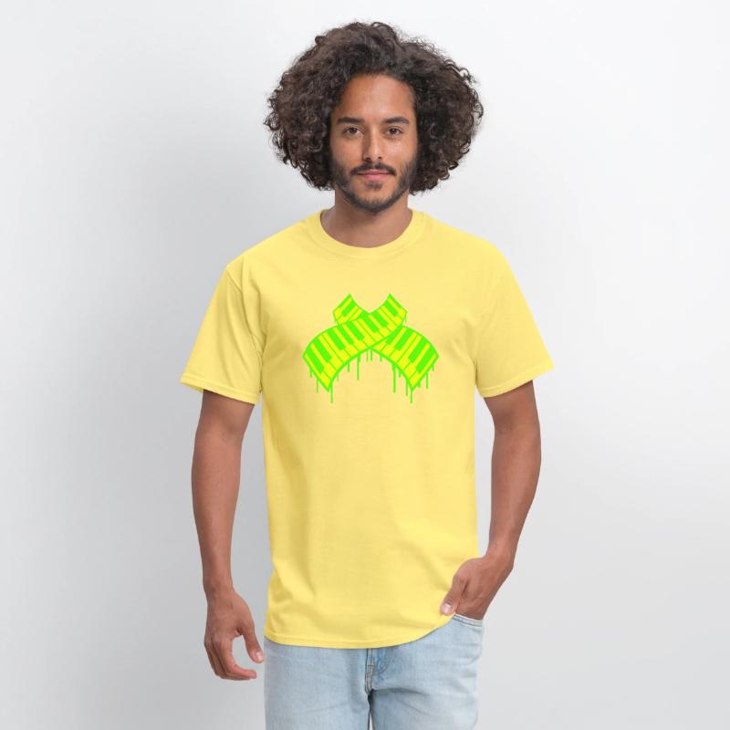 Graffiti Drops Grand Piano Synthesizer Keyboard DJ