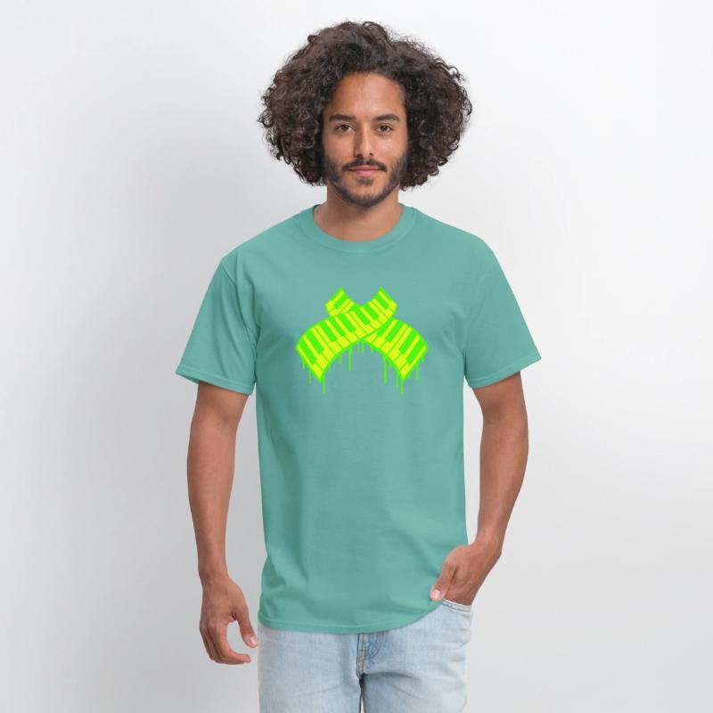 Graffiti Drops Grand Piano Synthesizer Keyboard DJ