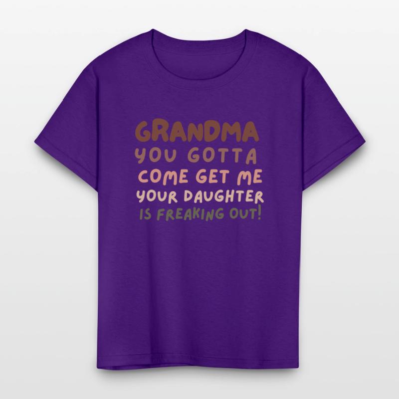 Grandma please come your daughter is freaking out