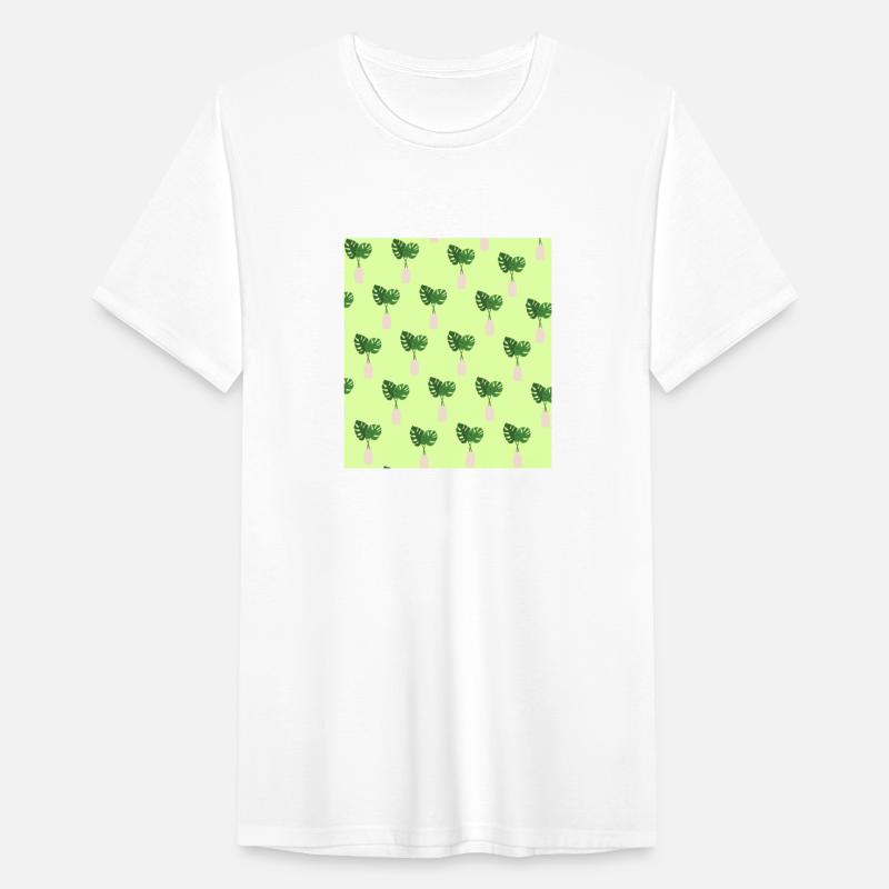 Green Tropical Palm Leaves In A Grey Vessel