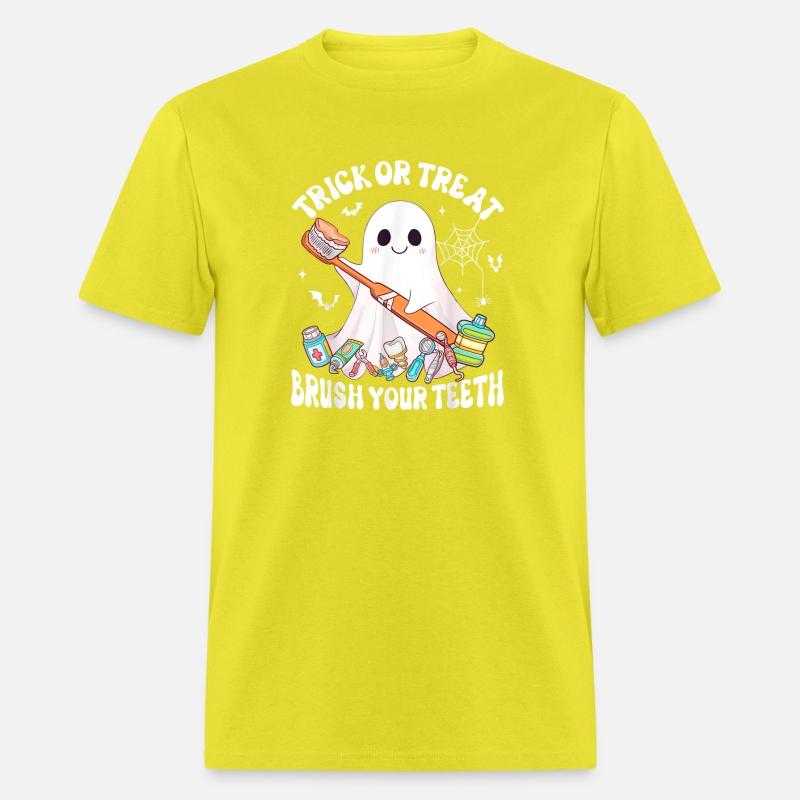 Groovy Halloween Trick Or Treat Brush Your Teeth D