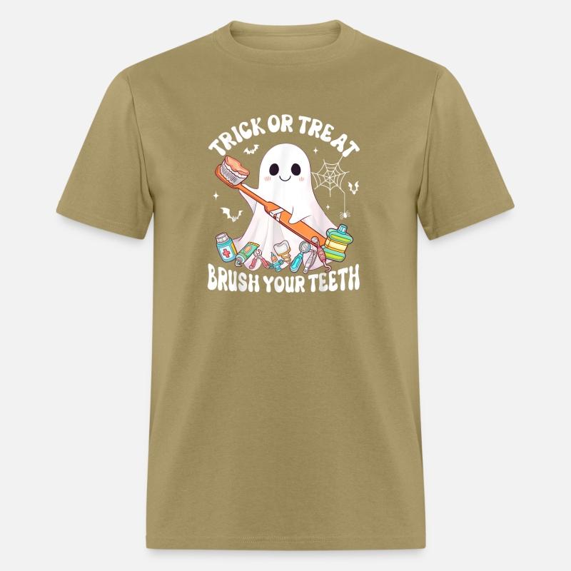 Groovy Halloween Trick Or Treat Brush Your Teeth D