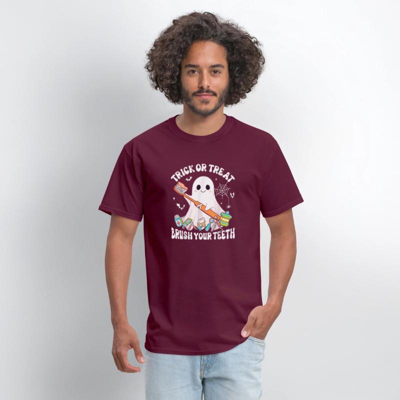 Groovy Halloween Trick Or Treat Brush Your Teeth D