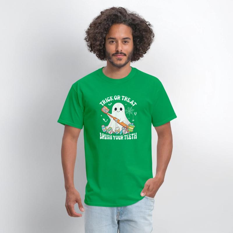 Groovy Halloween Trick Or Treat Brush Your Teeth D