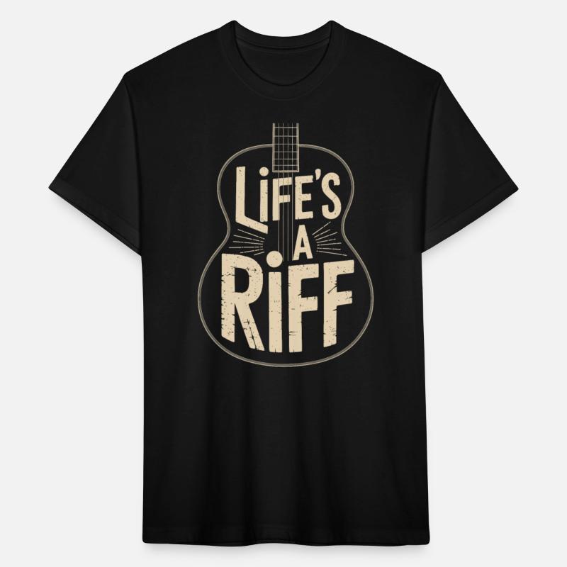 Guitar Player Life's A Riff Vibe