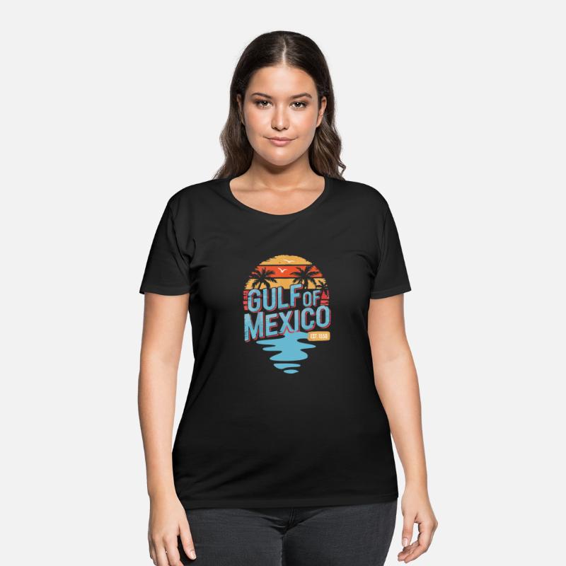 GulFf of Mexico Est. 1550 Retro Vintage Beach