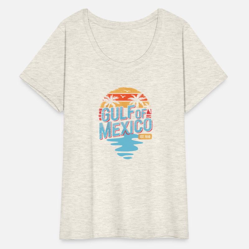 GulFf of Mexico Est. 1550 Retro Vintage Beach