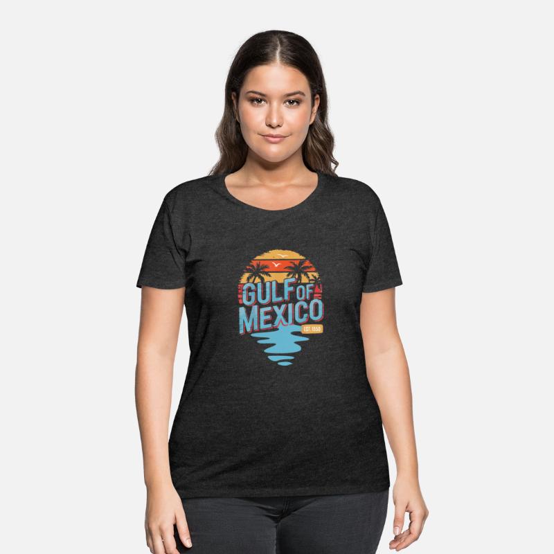 GulFf of Mexico Est. 1550 Retro Vintage Beach