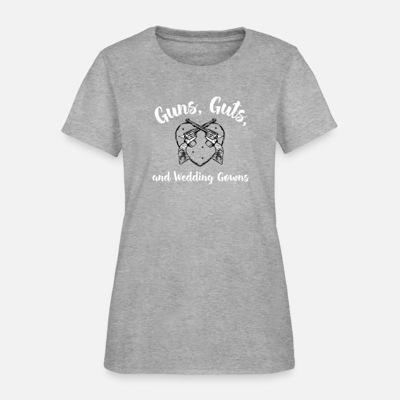 Guns Guts and Wedding Gowns T-Shirt