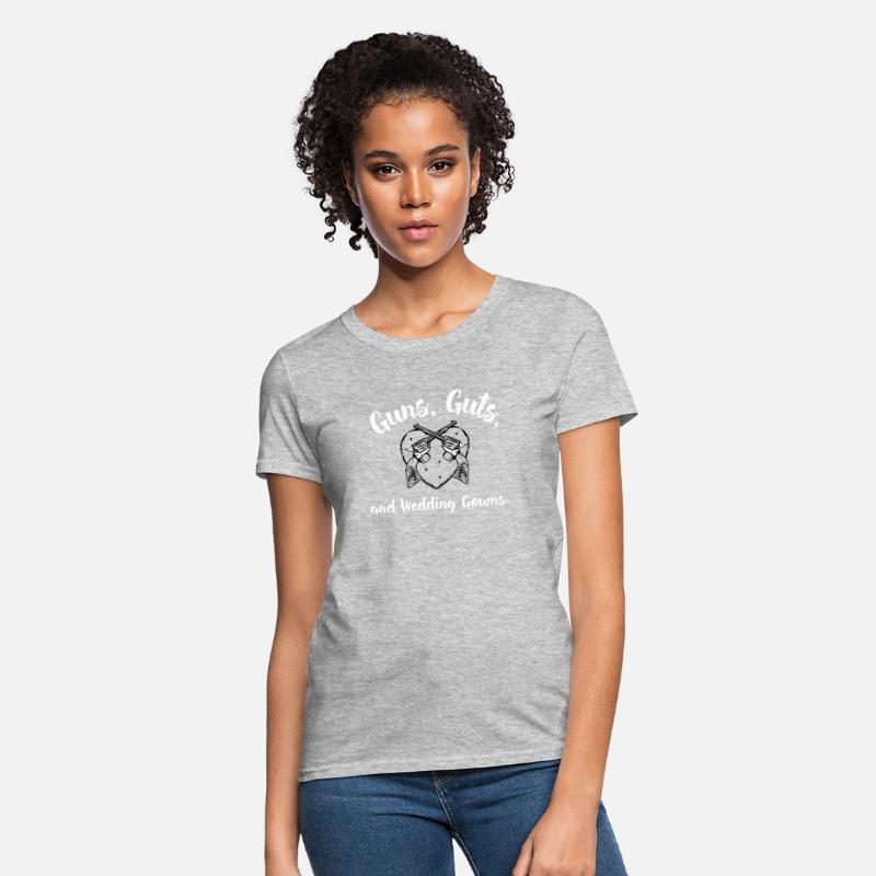 Guns Guts and Wedding Gowns T-Shirt