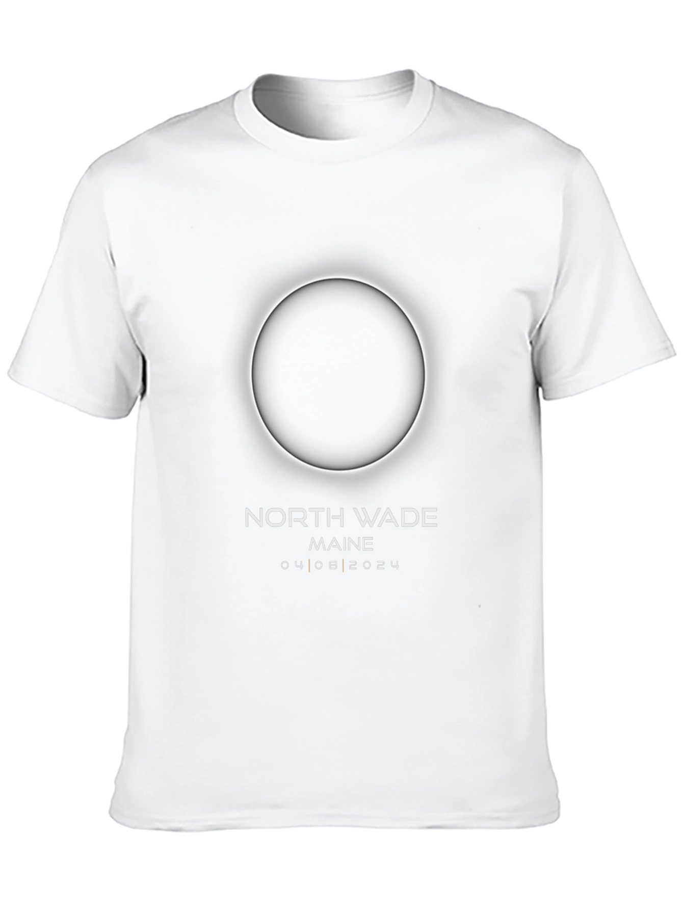 North Wade Maine Eclipse April 8 2024 T-Shirt