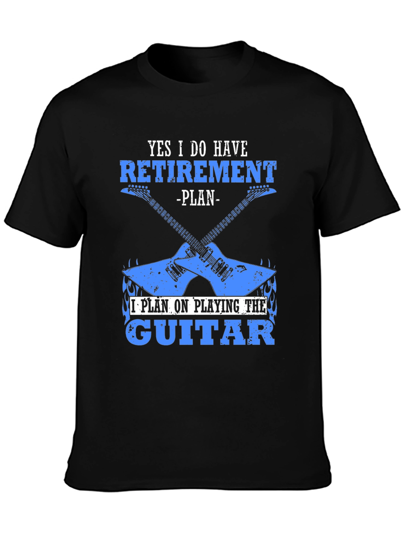 Retirement Plan Guitar T-Shirt - Musician Gift