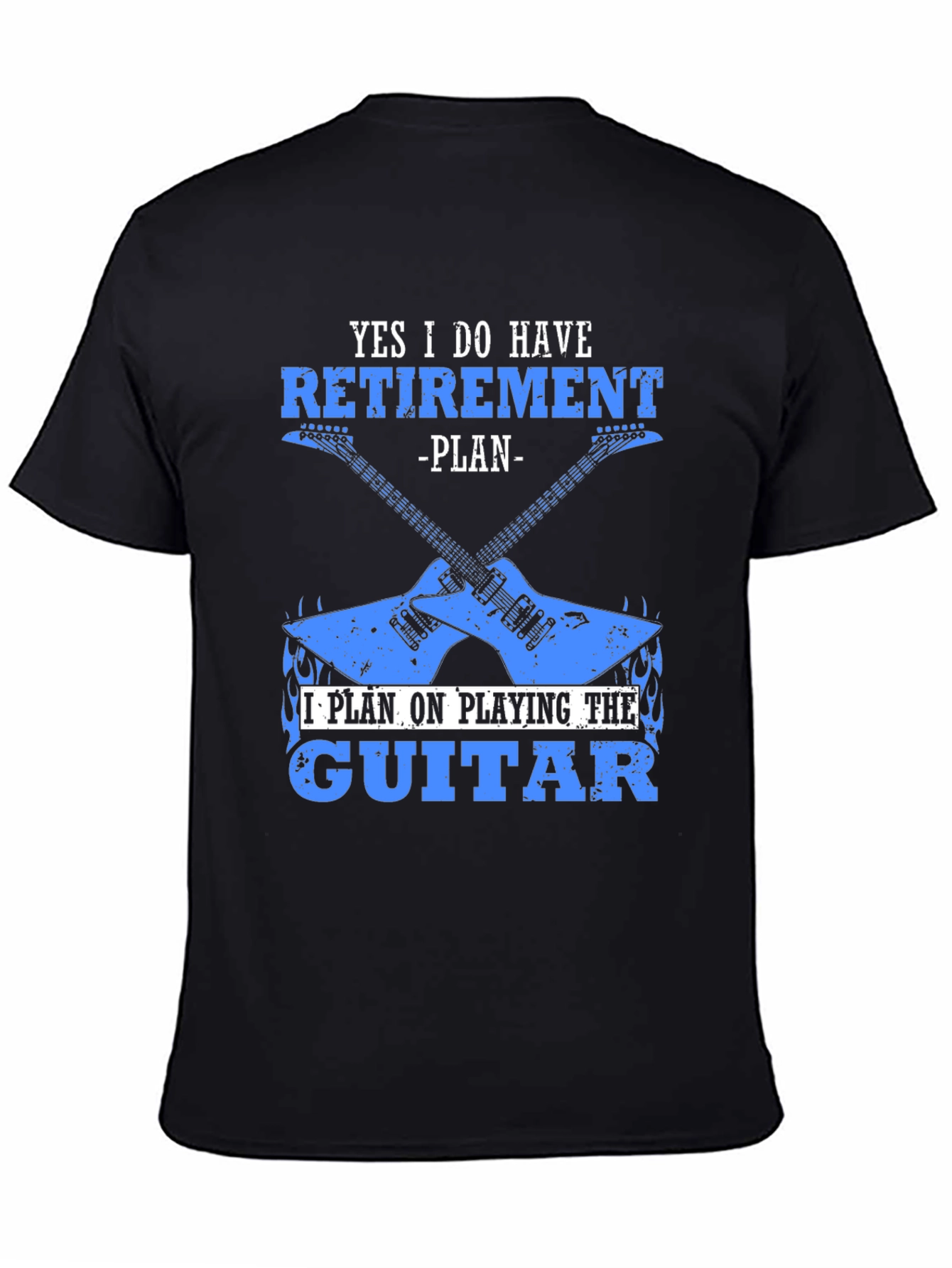 Retirement Plan Guitar T-Shirt - Musician Gift