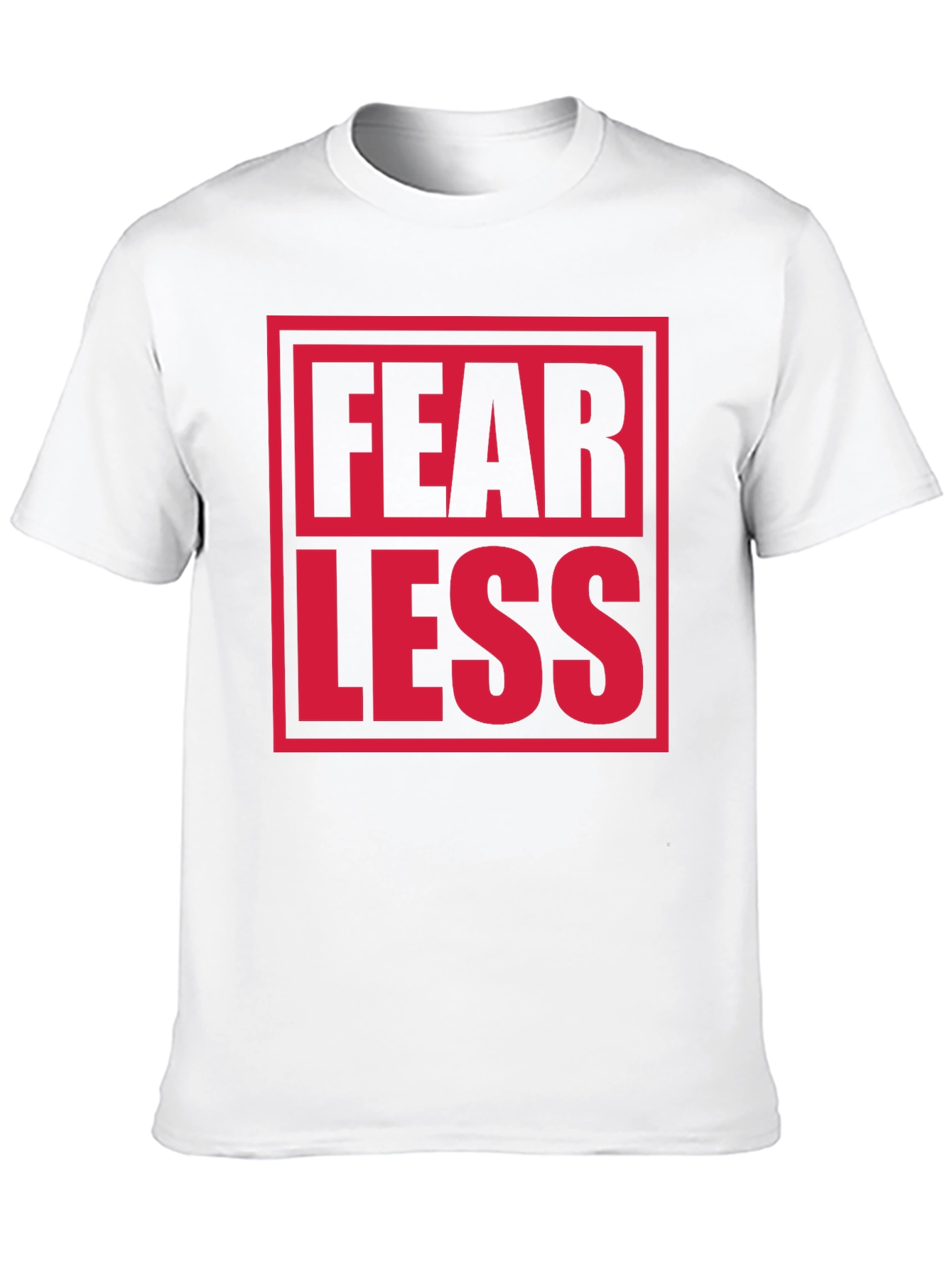 Fearless Graphic Print Crew Neck T-Shirt