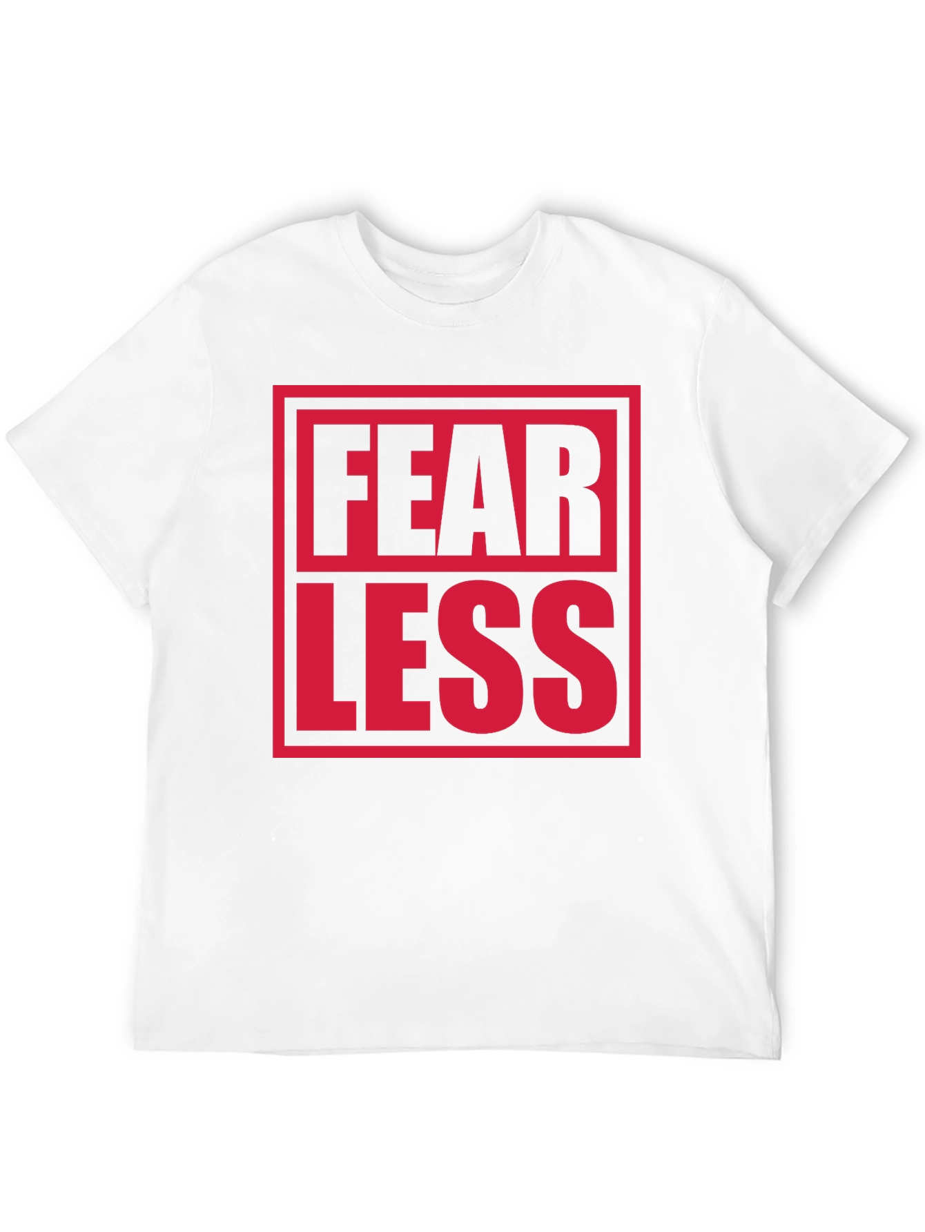 Fearless Graphic Print Crew Neck T-Shirt