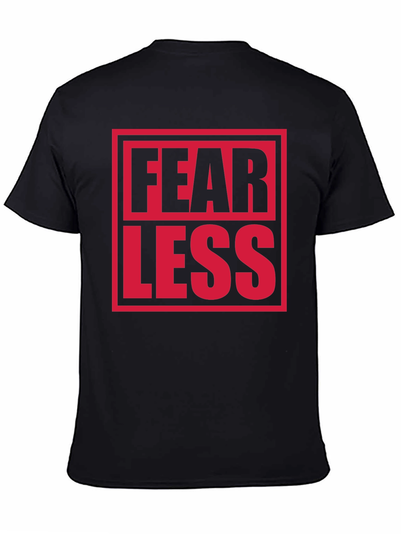 Fearless Graphic Print Crew Neck T-Shirt