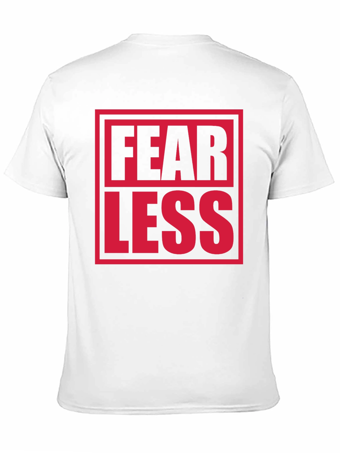 Fearless Graphic Print Crew Neck T-Shirt