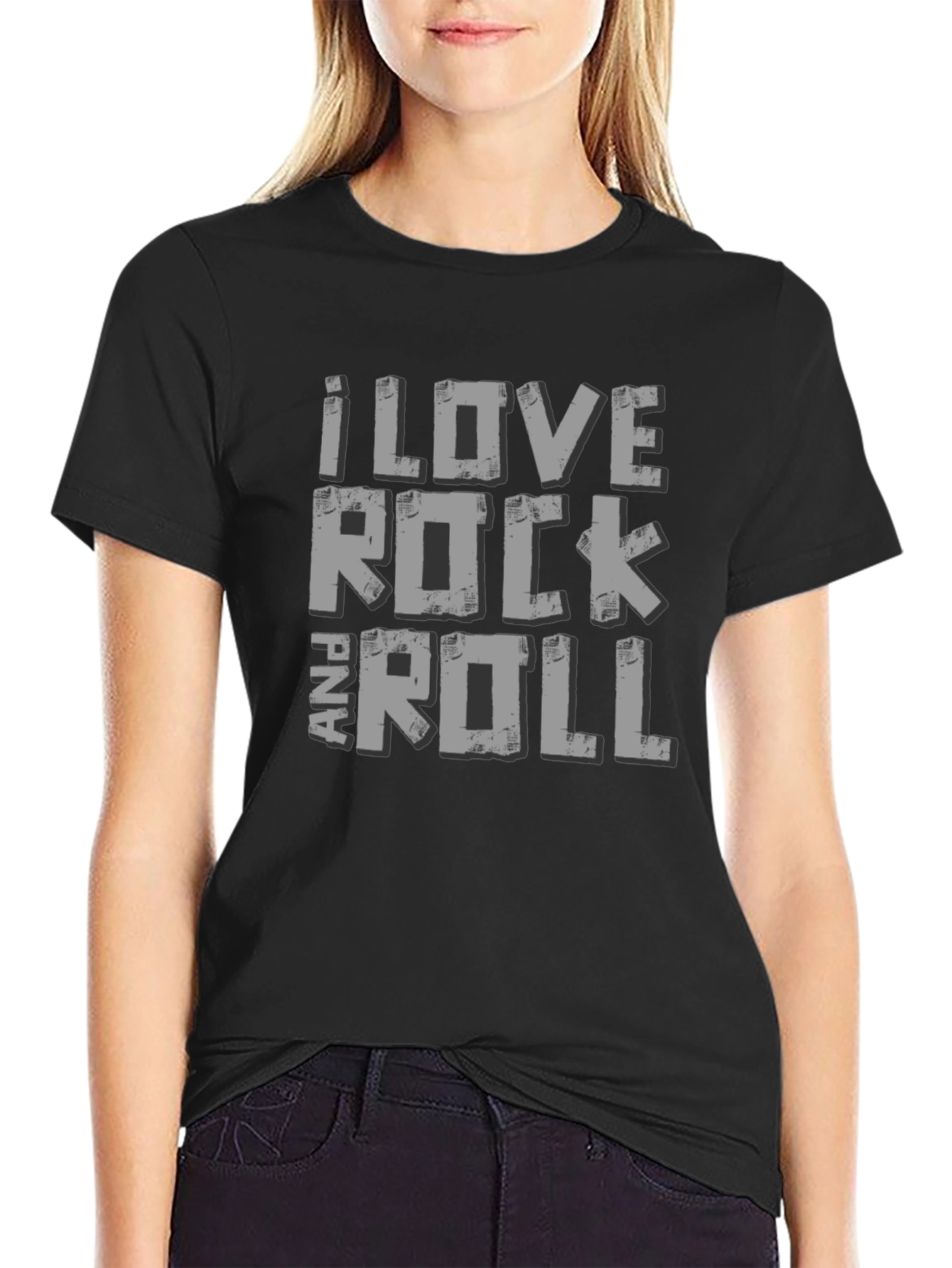 I Love Rock and Roll Graphic T-Shirt