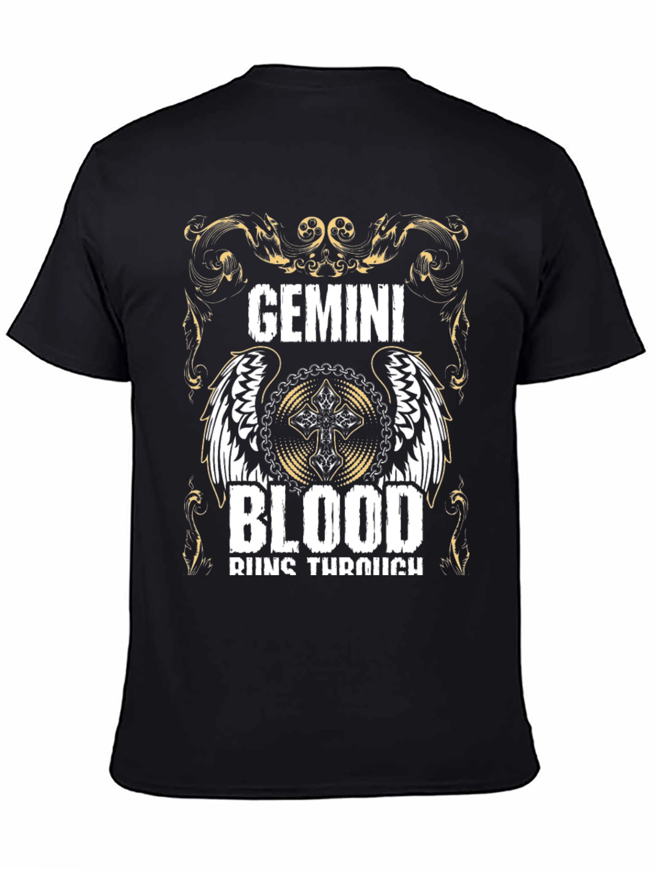 Gemini Blood Runs Through T-Shirt - Zodiac Pride