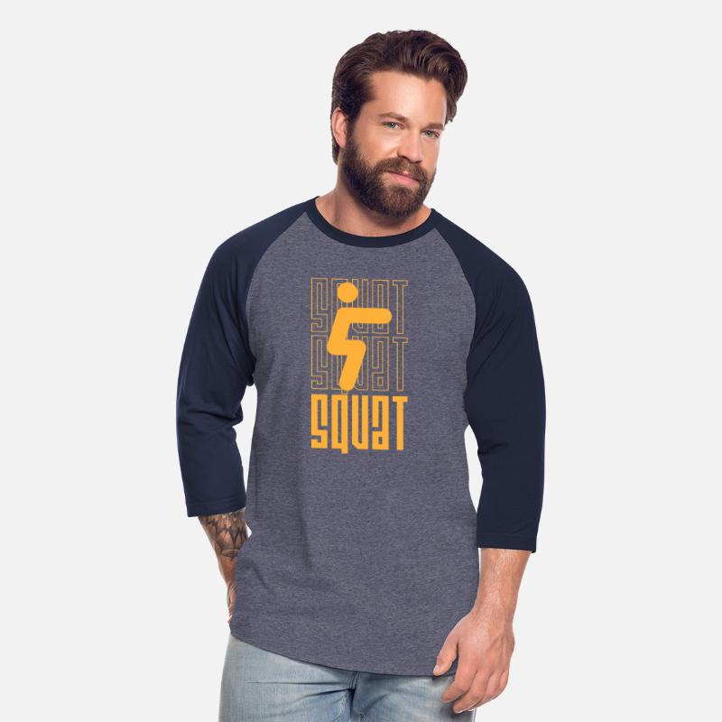 Gym squat cartoon design
