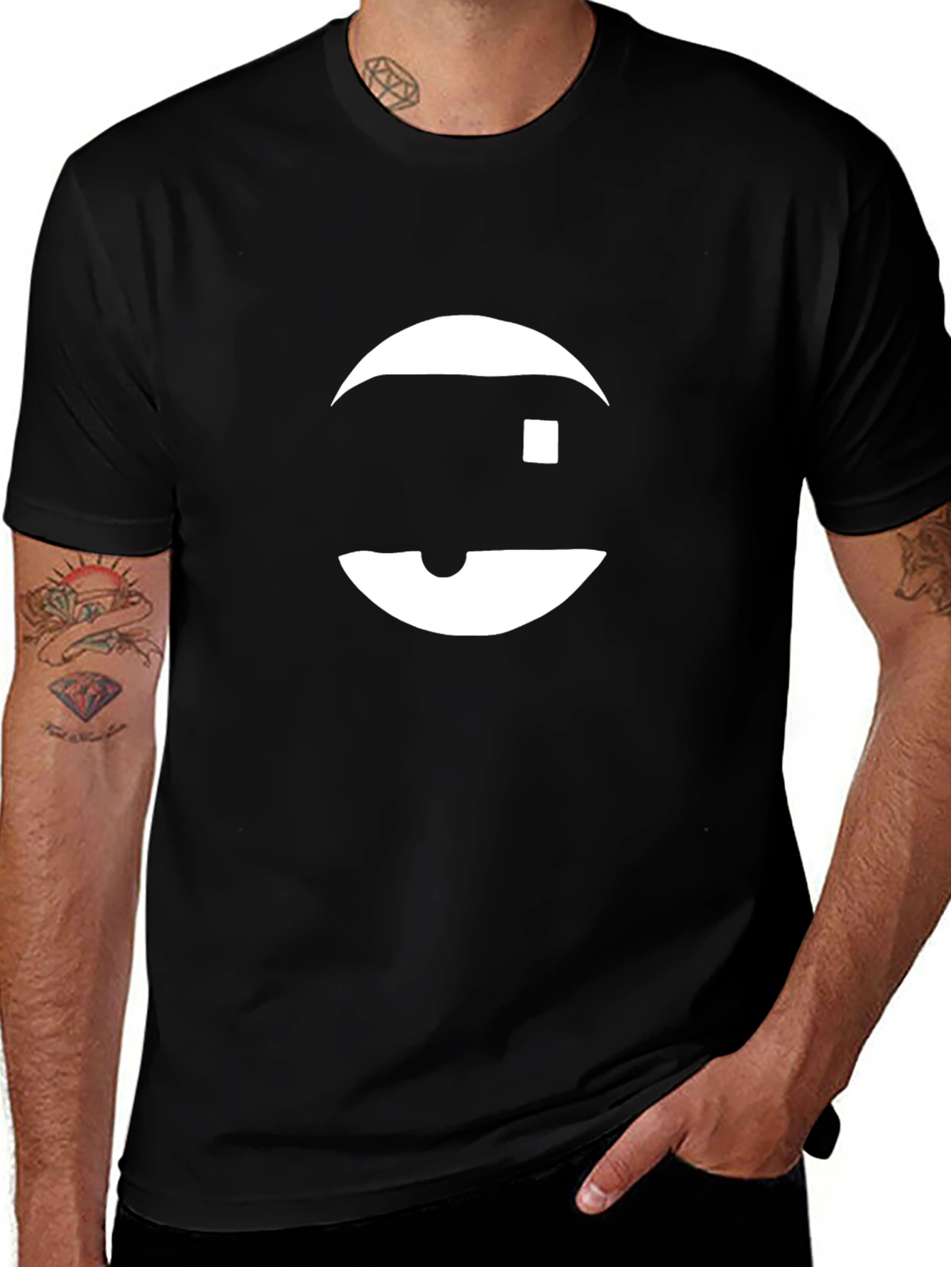 Retro Camper Van Graphic Tee - Black