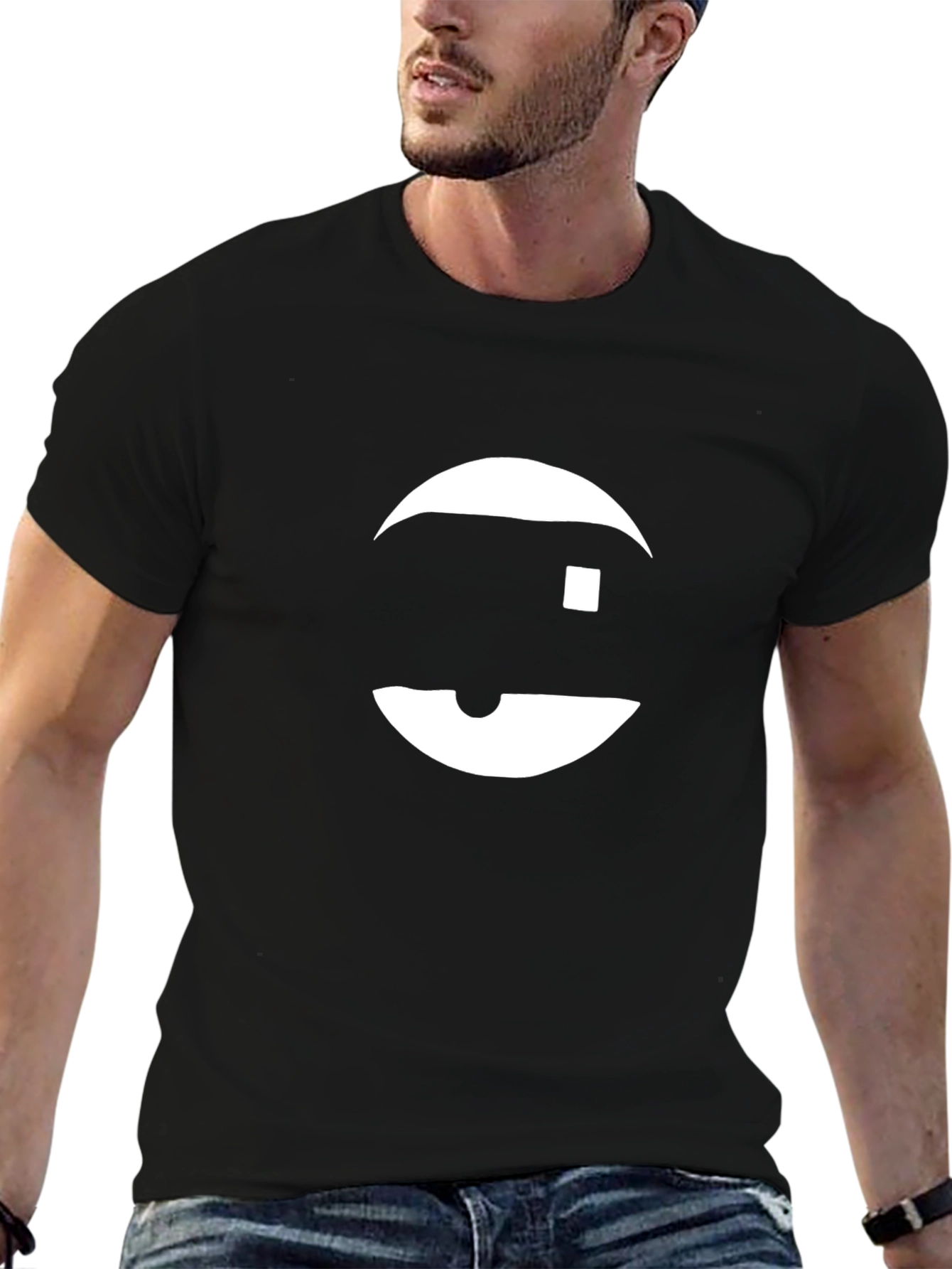 Retro Camper Van Graphic Tee - Black