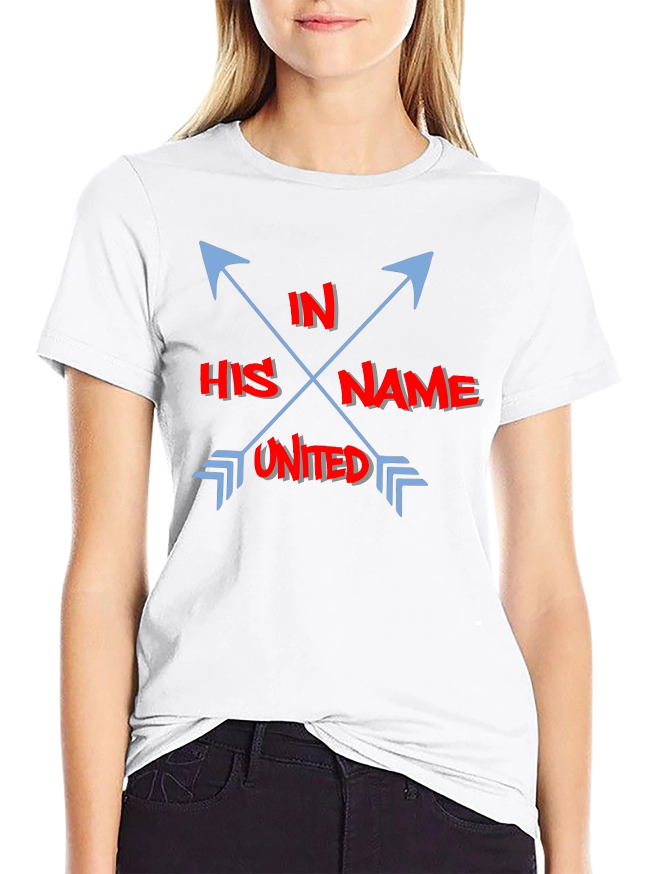 In His Name United Arrow T-Shirt
