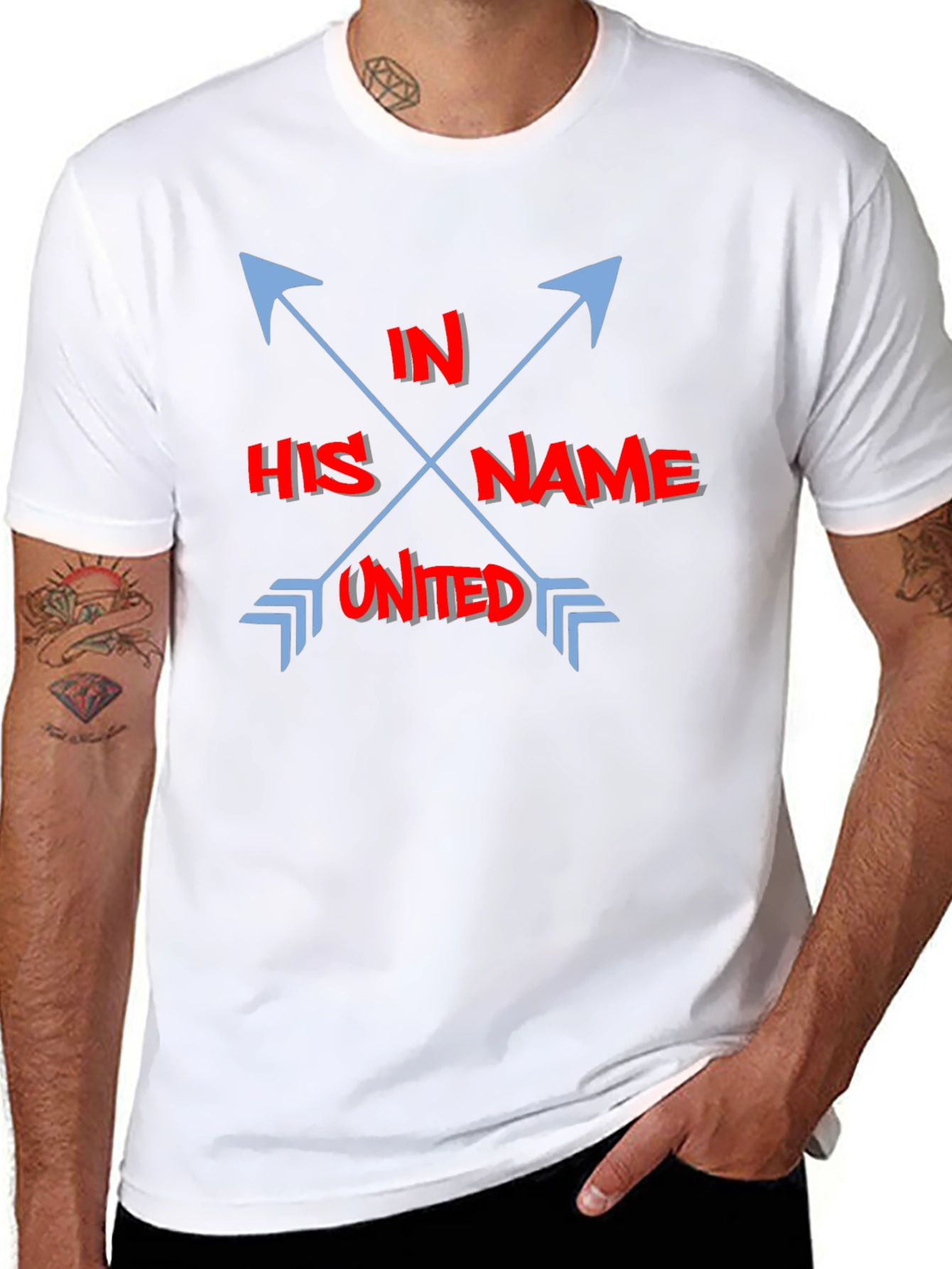 In His Name United Arrow T-Shirt