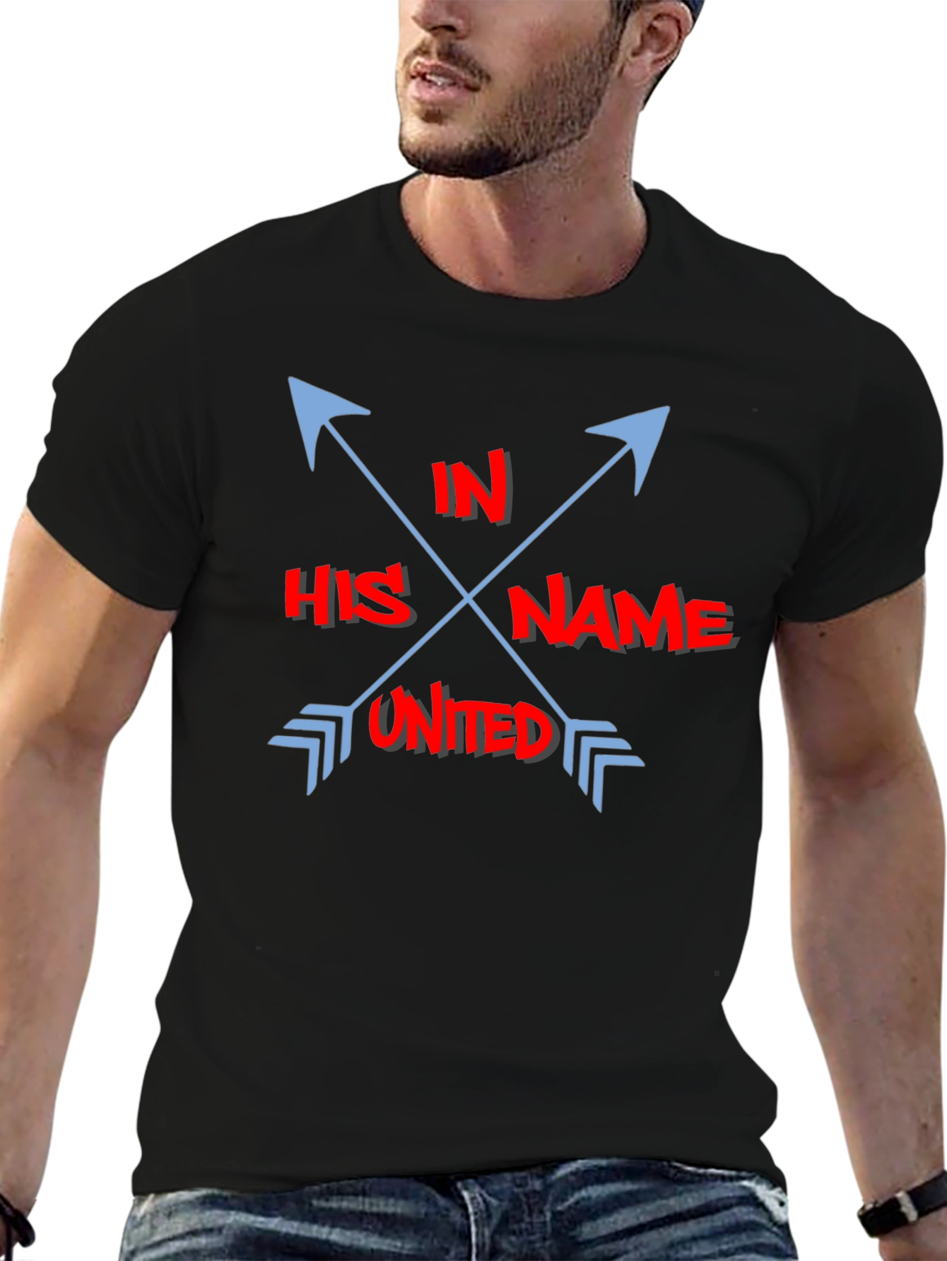 In His Name United Arrow T-Shirt