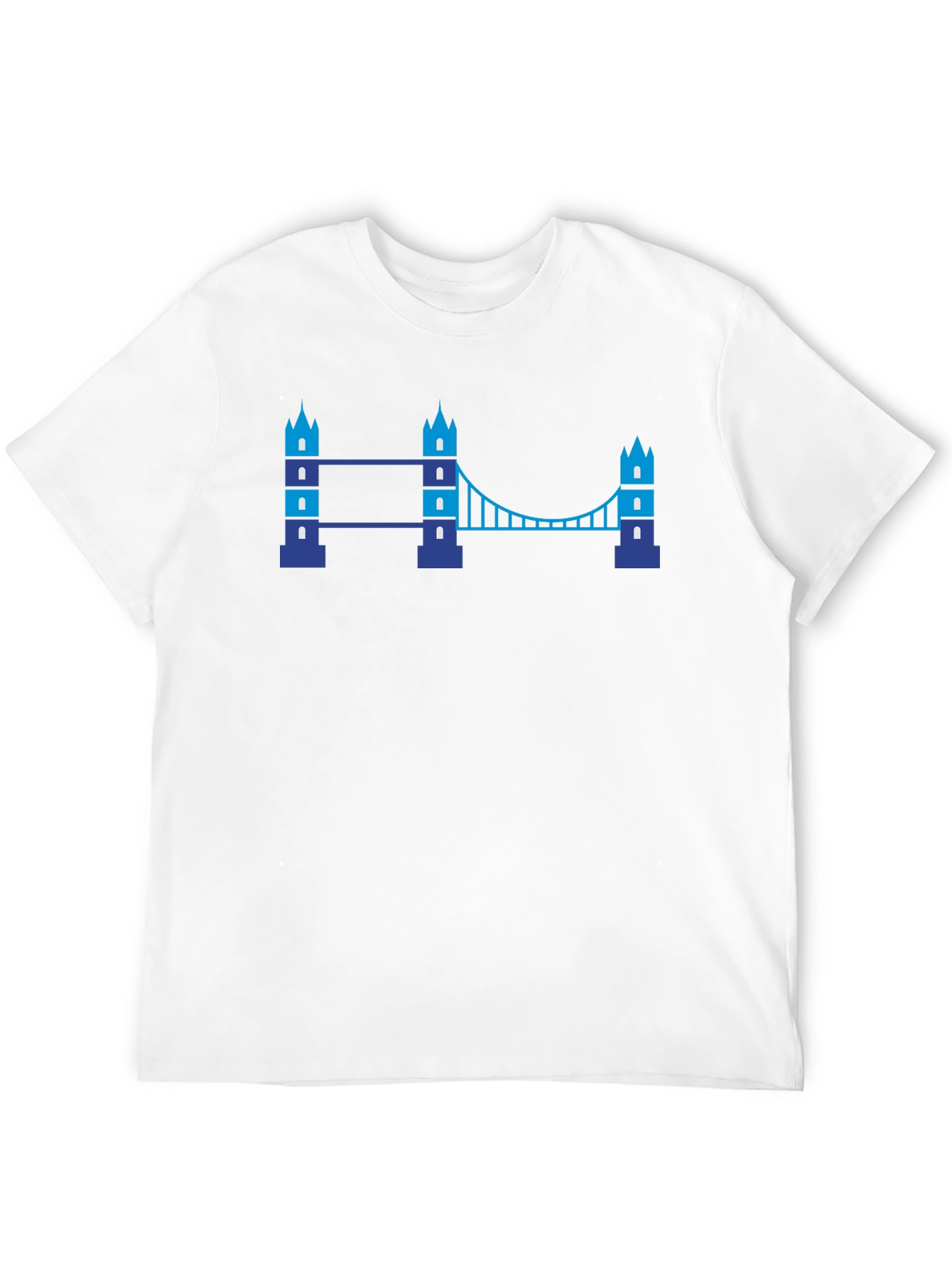 London Bridge Graphic Tee - Trendy Black T-Shirt