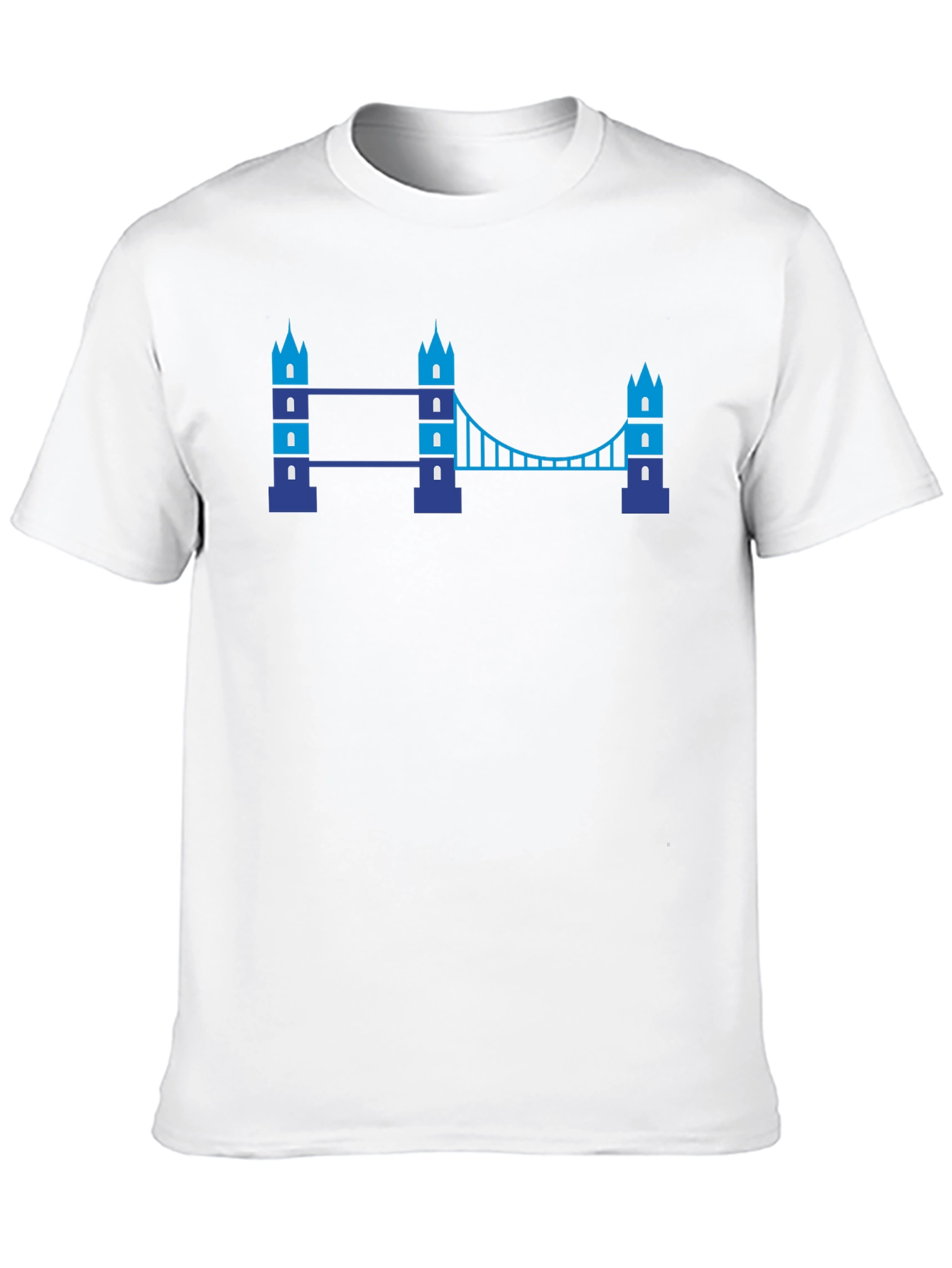 London Bridge Graphic Tee - Trendy Black T-Shirt