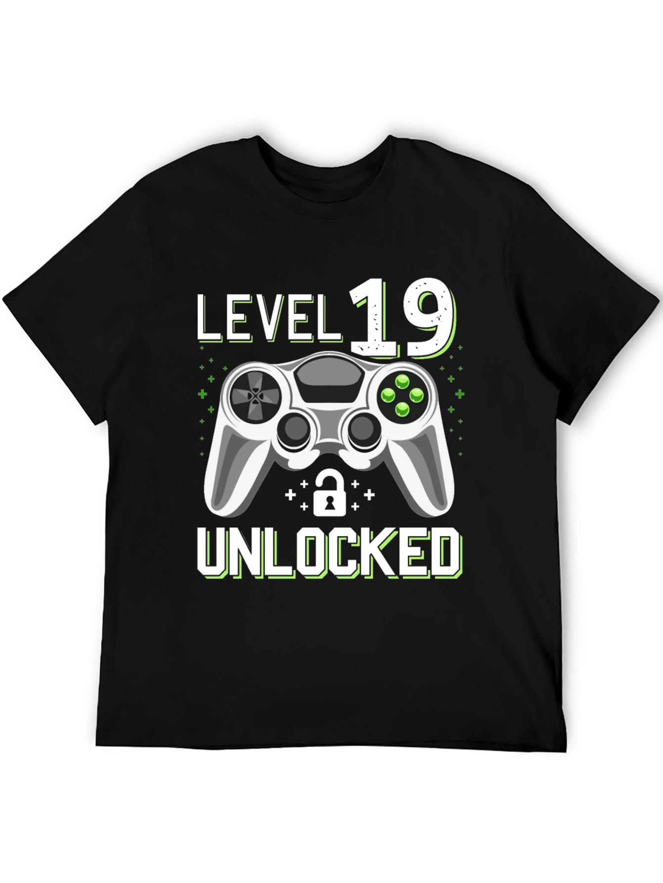 Level 19 Unlocked T-Shirt - Gamer Birthday Tee
