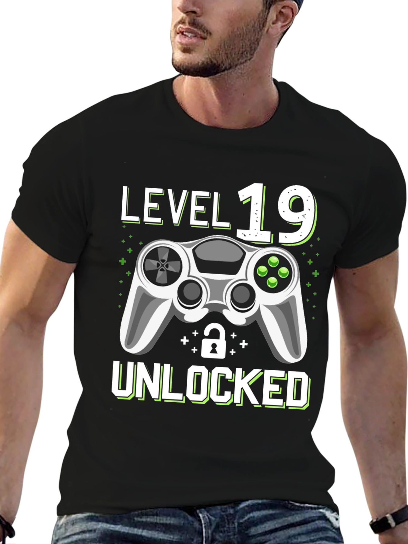 Level 19 Unlocked T-Shirt - Gamer Birthday Tee