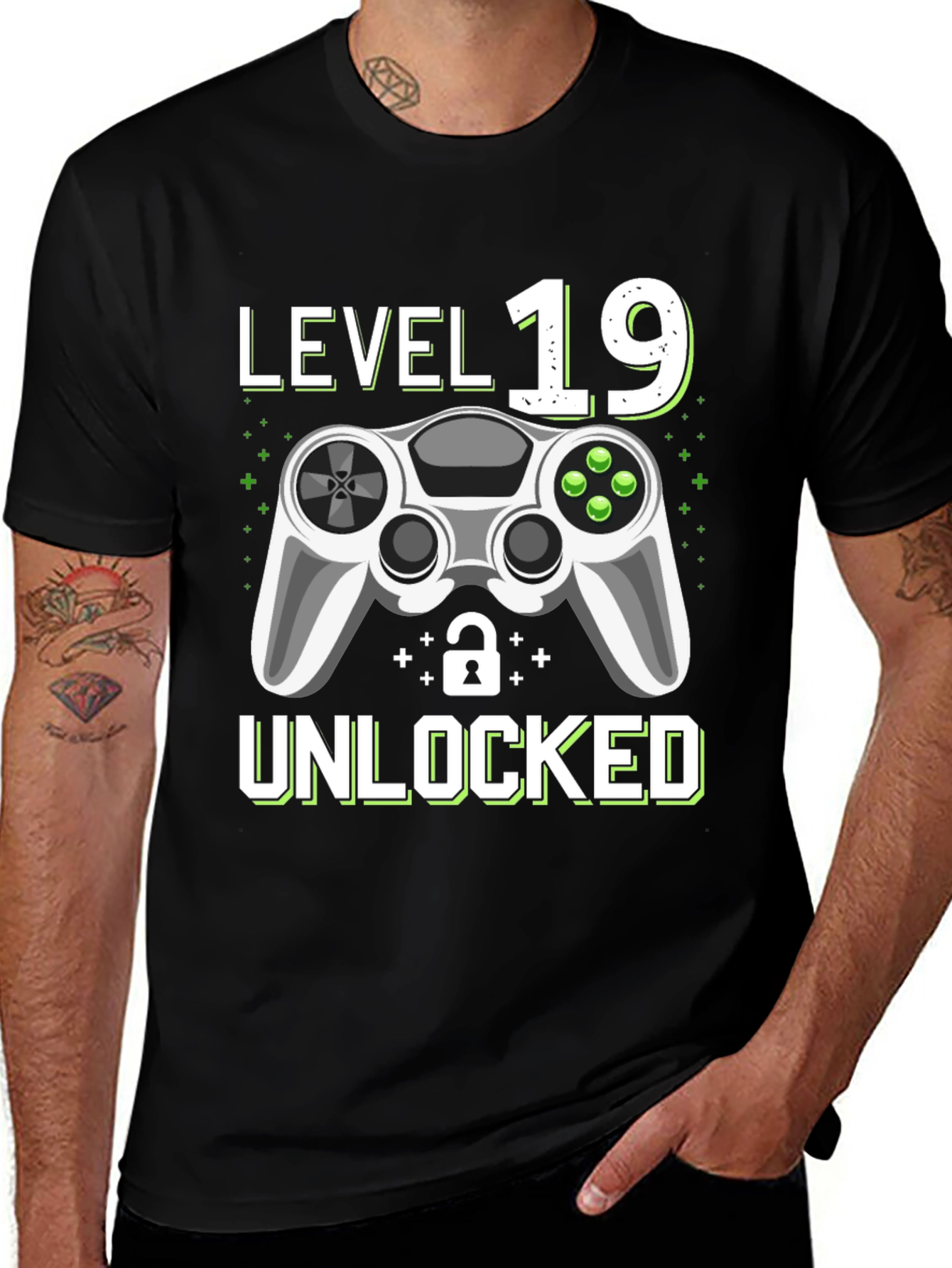 Level 19 Unlocked T-Shirt - Gamer Birthday Tee