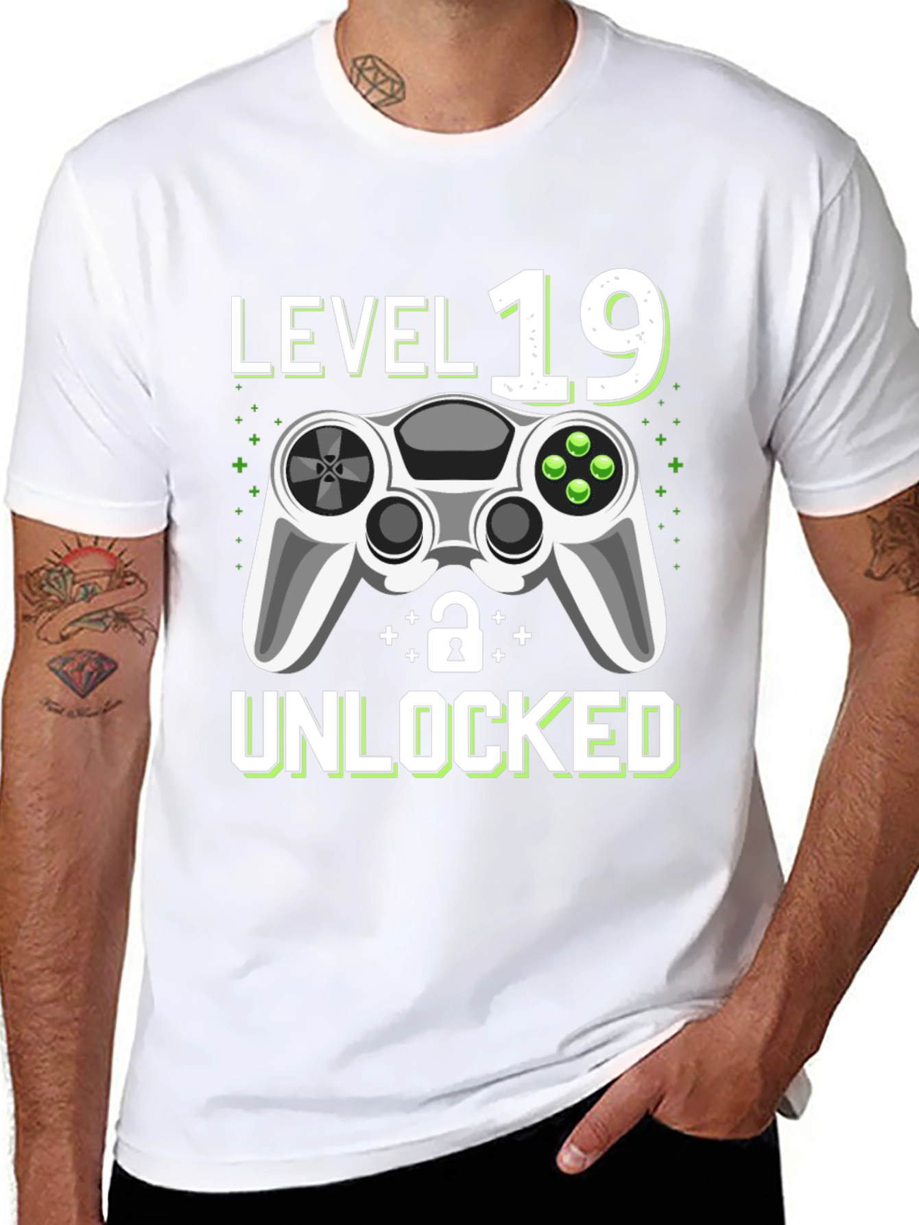 Level 19 Unlocked T-Shirt - Gamer Birthday Tee