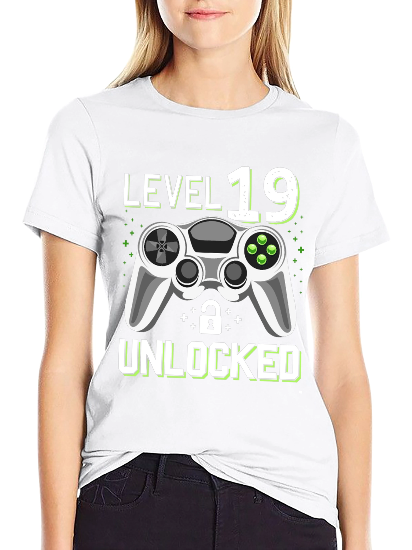 Level 19 Unlocked T-Shirt - Gamer Birthday Tee