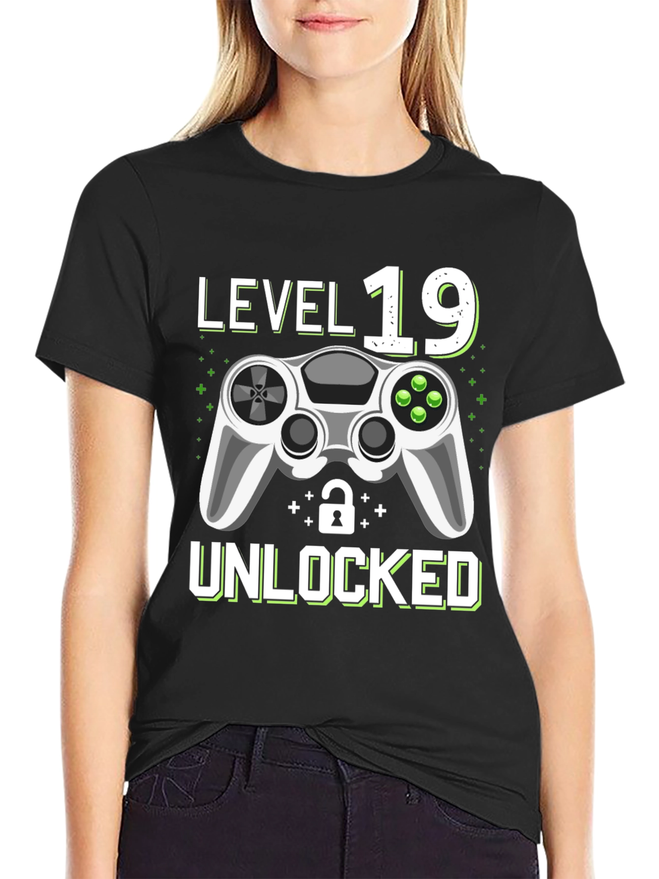 Level 19 Unlocked T-Shirt - Gamer Birthday Tee