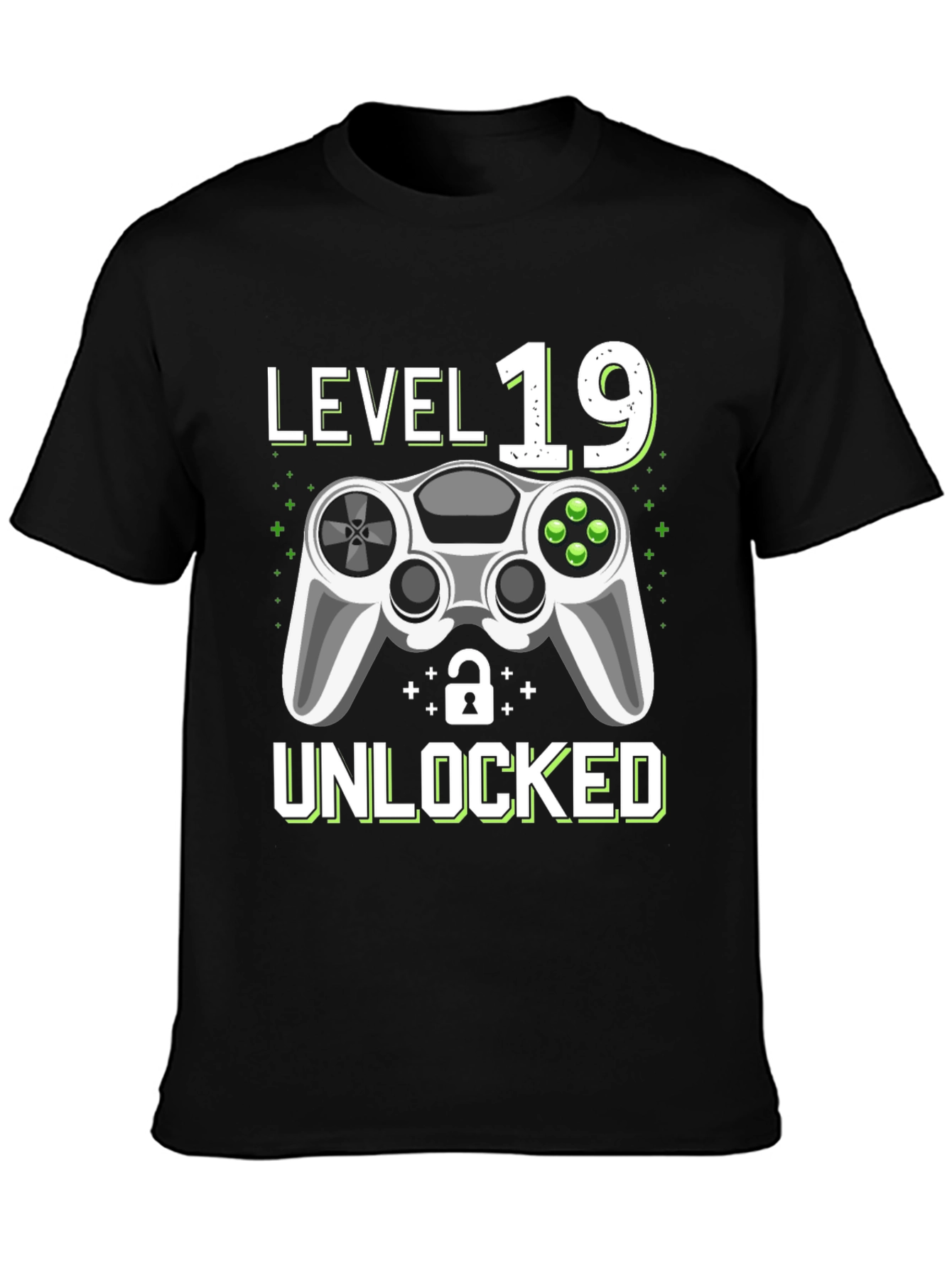 Level 19 Unlocked T-Shirt - Gamer Birthday Tee