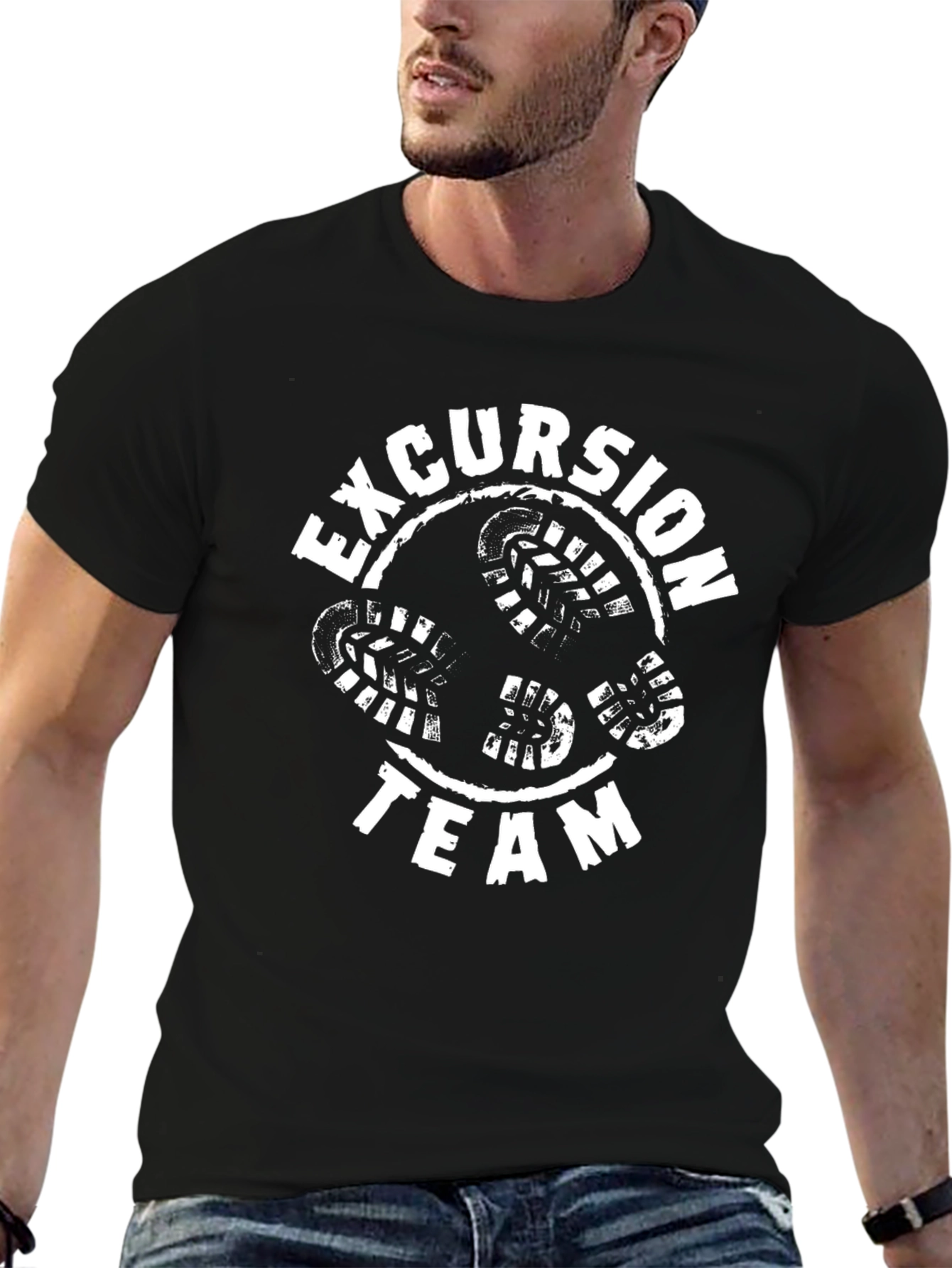 Excursion Team Black Graphic T-Shirt