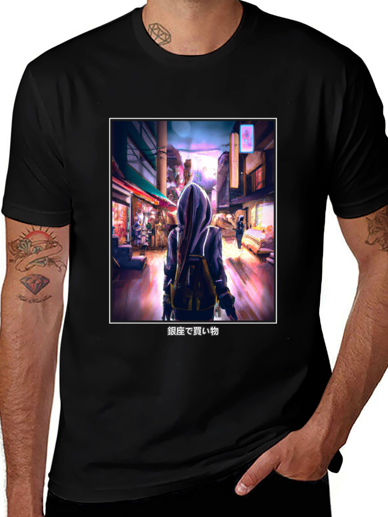 Urban Tokyo Art Tee - Unique Graphic T-Shirt