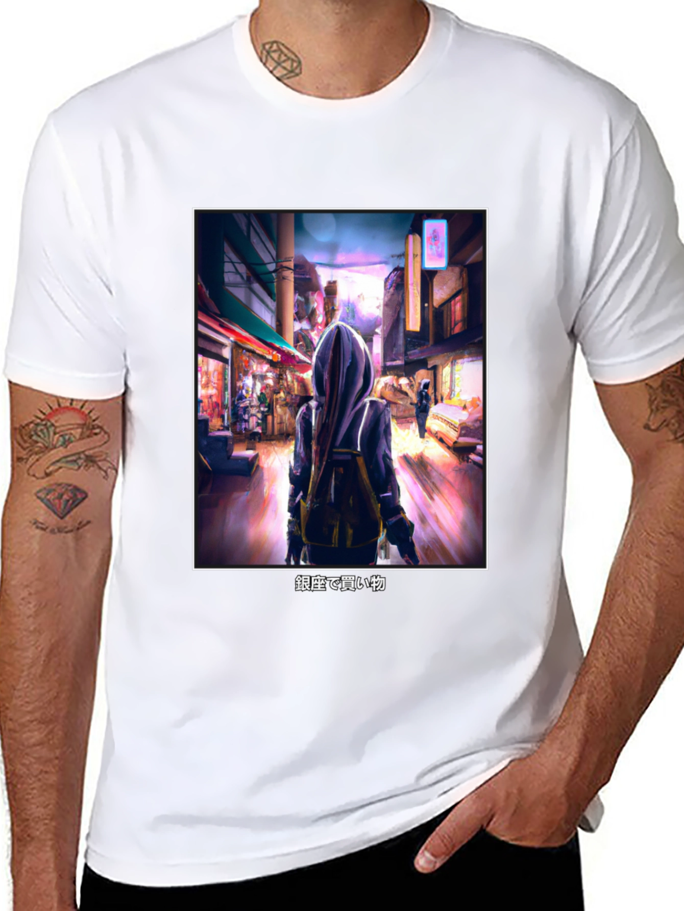 Urban Tokyo Art Tee - Unique Graphic T-Shirt